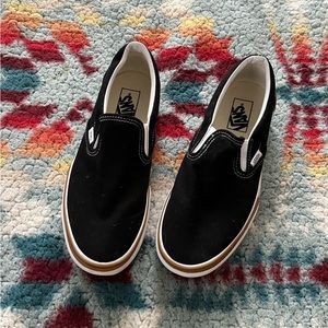 Vans platform slide on shoes